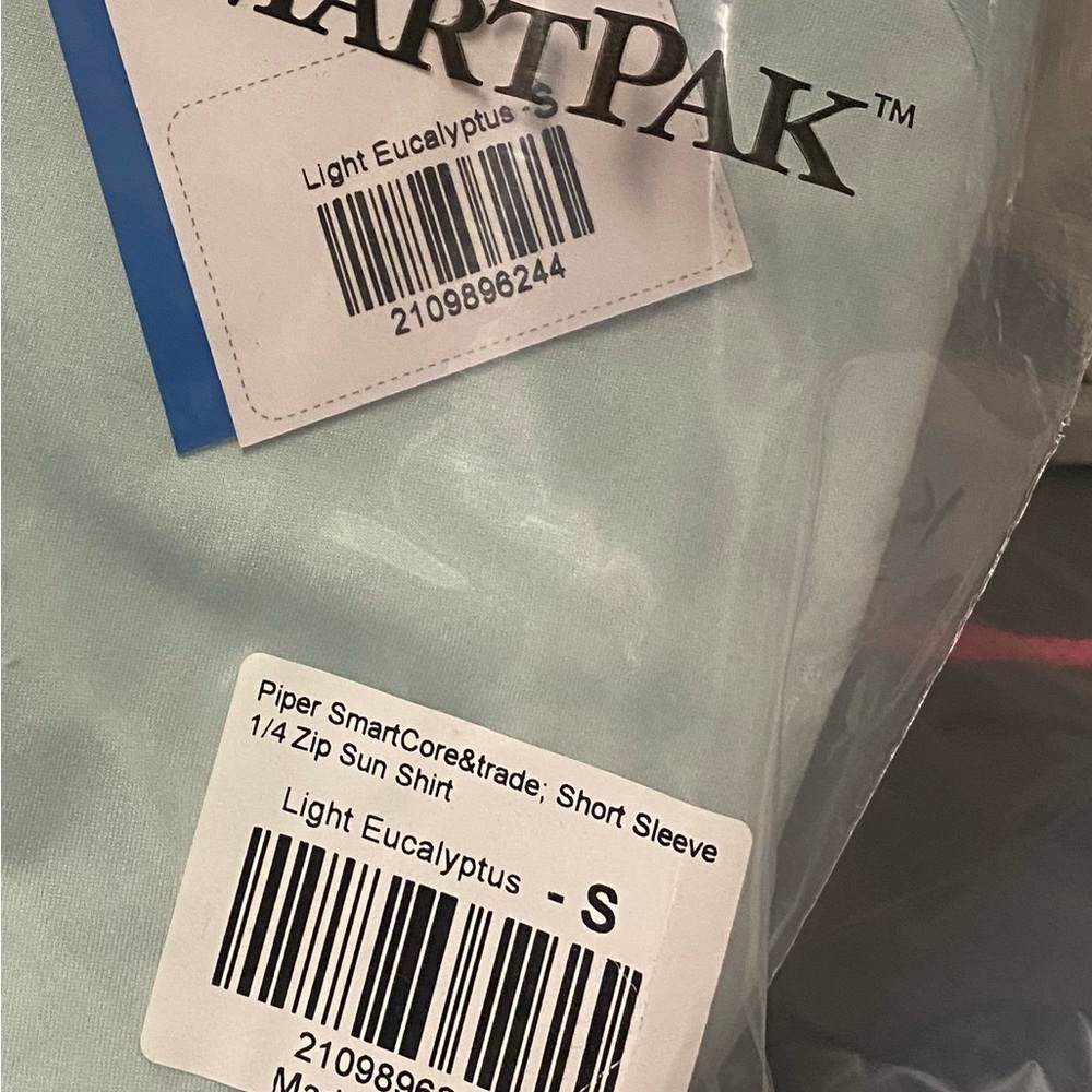NWT SmartPak Piper SmartCore™ Short Sleeve ¼ Zip Sun Shirt - Picture 7 of 7